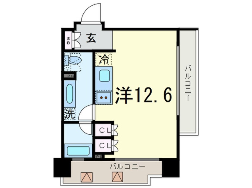 間取図 パ－クアクシス渋谷桜丘ウエスト