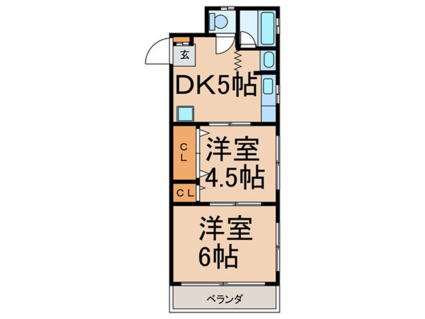 間取図 前川マンション