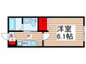 ＨＳ柏 1Kの間取り