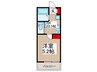 仮)MELDIA南浦和Ⅲ 1Kの間取り