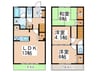 ラックフィル中川Ｂ 3LDKの間取り