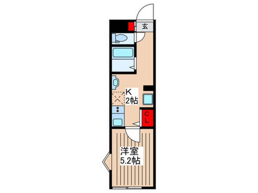 間取図 ＭＥＬＤＩＡ梅島Ⅸ