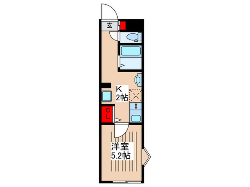 間取図 ＭＥＬＤＩＡ梅島Ⅸ