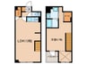 ウェルスクエア新宿戸山 1LDKの間取り