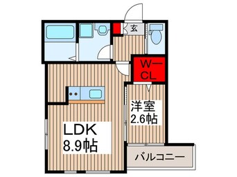 間取図 KLEIS新所沢Ⅱ