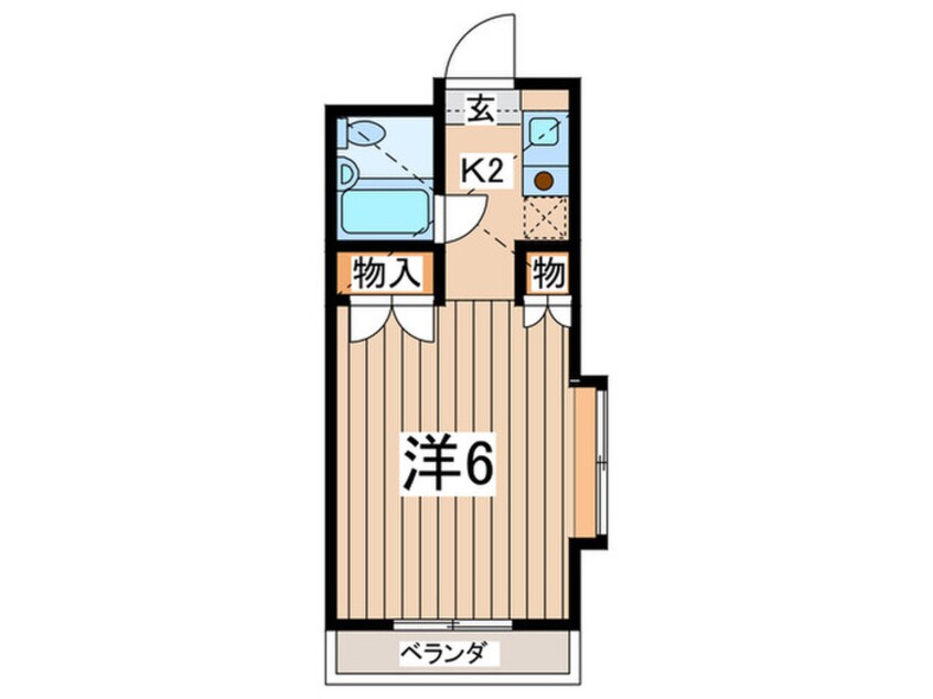 間取図 パレス井土ヶ谷