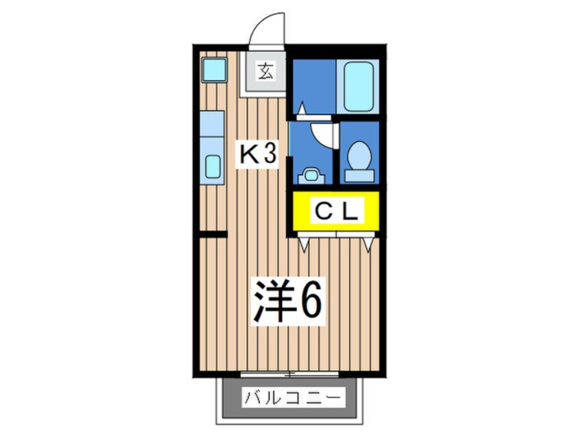 間取図 パレス石川