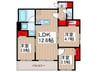 ドゥーエ日暮里Ⅲ 3LDKの間取り