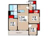 ドゥーエ日暮里Ⅲ 3LDKの間取り