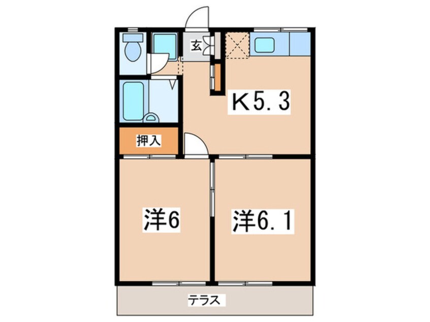 間取図 ライフヴィラ