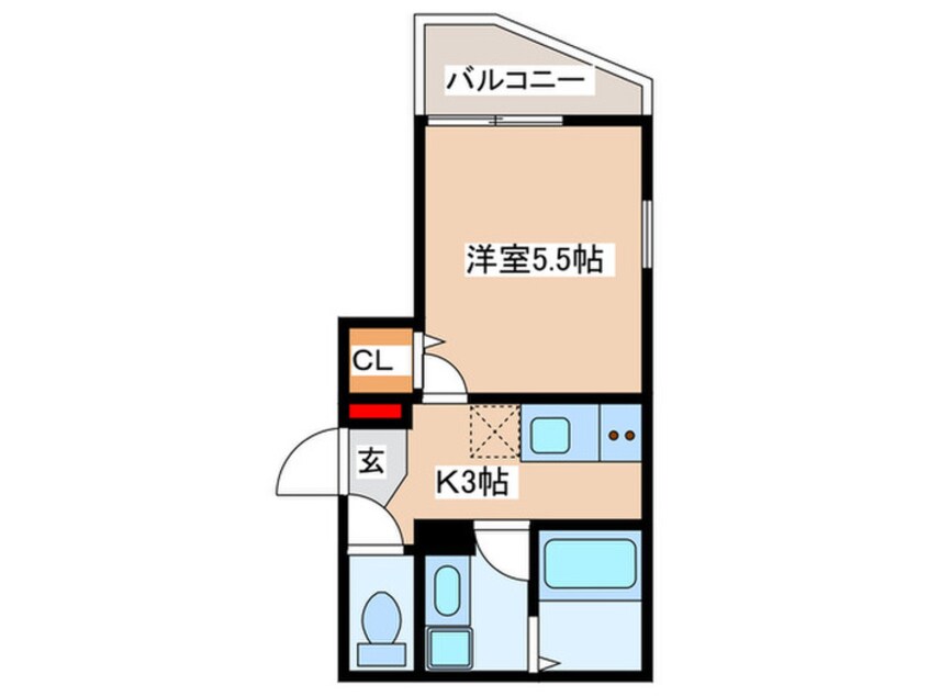 間取図 MELDIA矢川