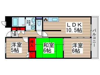 間取図 イ－ストコ－トＳＫ