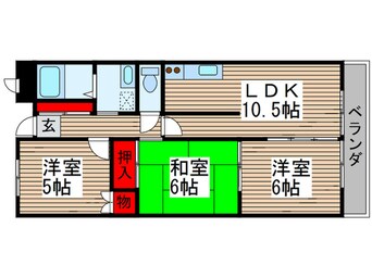 間取図 イ－ストコ－トＳＫ