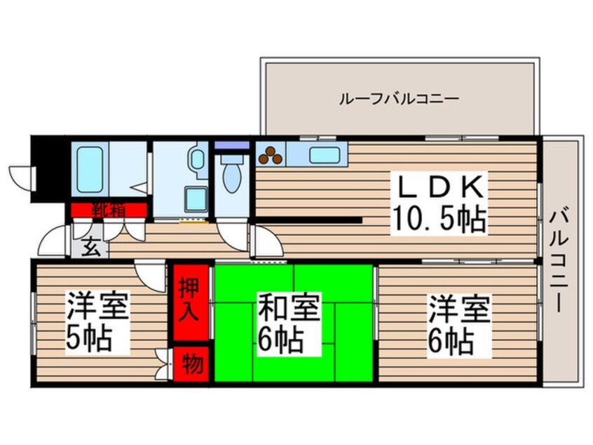 間取図 イ－ストコ－トＳＫ