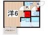 メゾン・ド・リオン 1Kの間取り