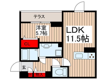 間取図 ファミユ　Ｂ