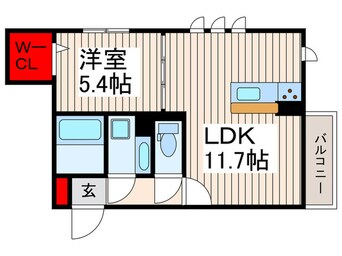 間取図 ファミユ　Ｂ