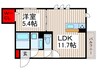 ファミユ　Ｂ 1LDKの間取り