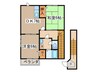 エトワ－ル弐番館 2DKの間取り
