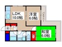 ラッキ－ヒルズの間取図