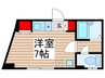 石井第２ビル 1Rの間取り