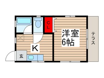 間取図 メゾン胡録台