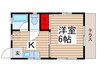 メゾン胡録台 1Kの間取り