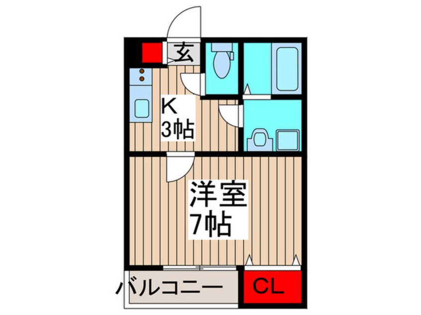 間取図 ジーメゾン宮原