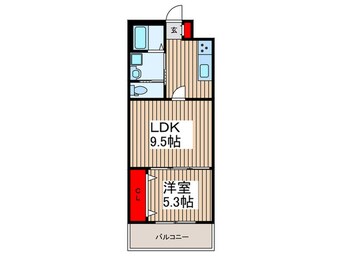 間取図 Impleos朝霞根岸台