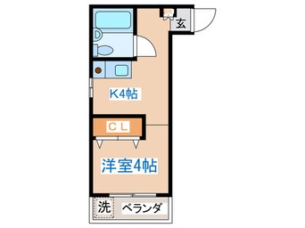 間取図 フラワ－ハイツ幡ヶ谷