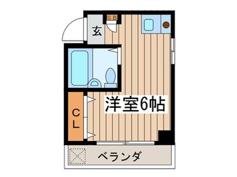 間取図 フラワ－ハイツ幡ヶ谷