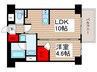 グランカーサ清澄白河 1LDKの間取り