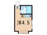 アミ－ル東大前 1Rの間取り