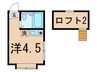 アミ－ル東大前 1Rの間取り