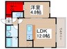 ＣＲＥＡＬ門前仲町 1LDKの間取り