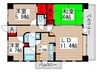 エスポワ－ル八柱 3LDKの間取り