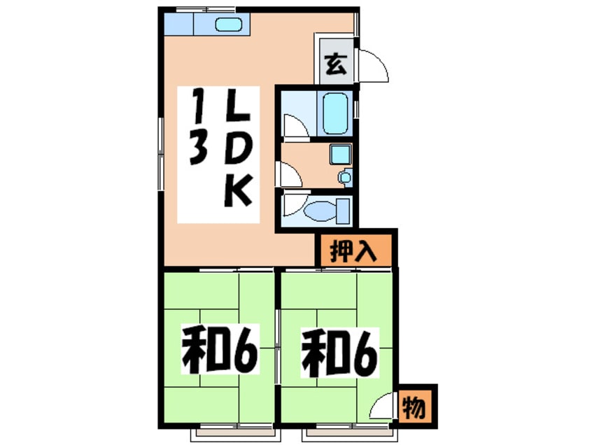 間取図 メゾン・ルミエール