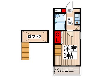 間取図 シティーパレス上尾６