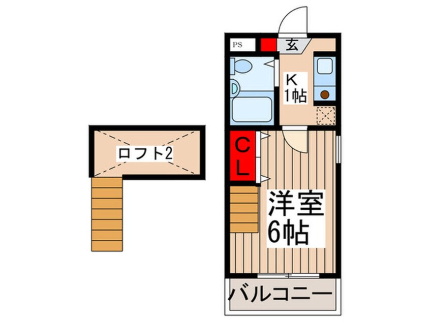 間取図 シティーパレス上尾６