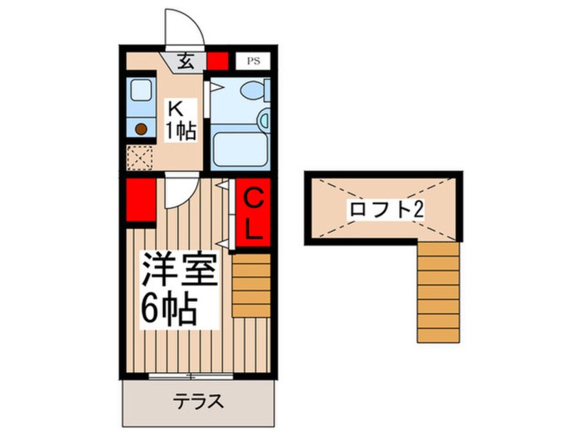 間取図 シティーパレス上尾６