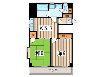 間取図 レーベン見附町