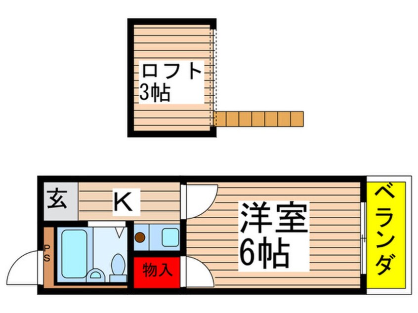 間取図 モンジュール馬橋