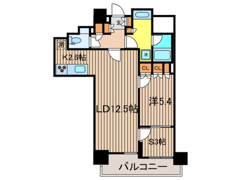 間取図 レジディアタワ－目黒不動前