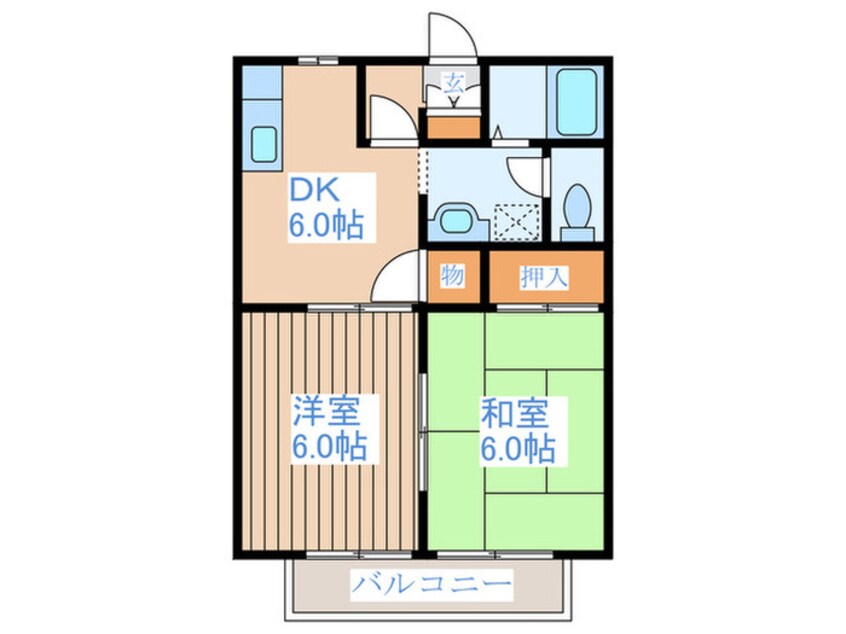 間取図 ガ－デンコ－トＡ