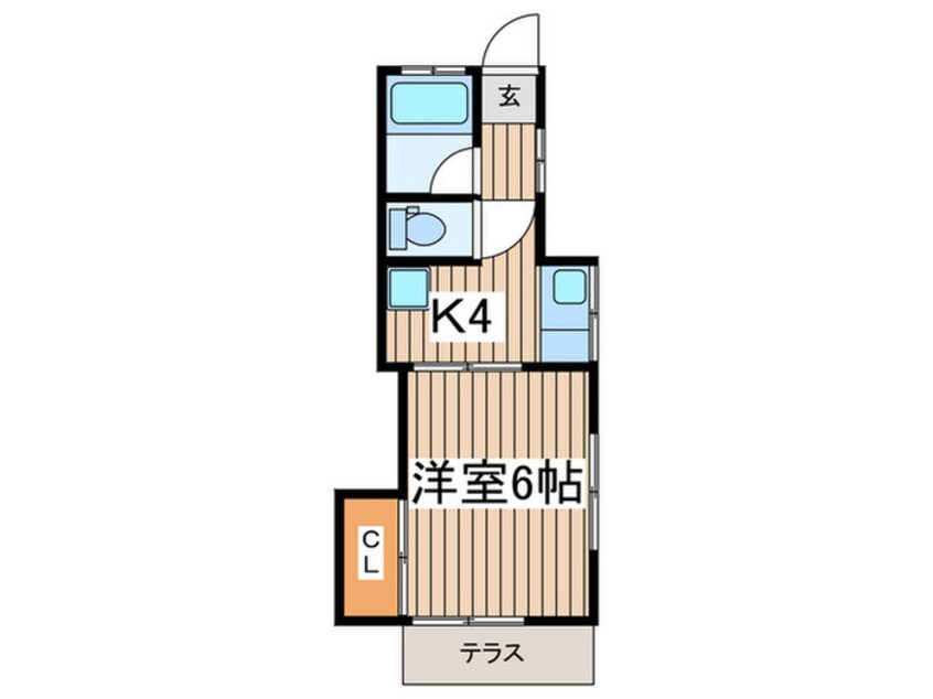 間取図 小林アパ－ト