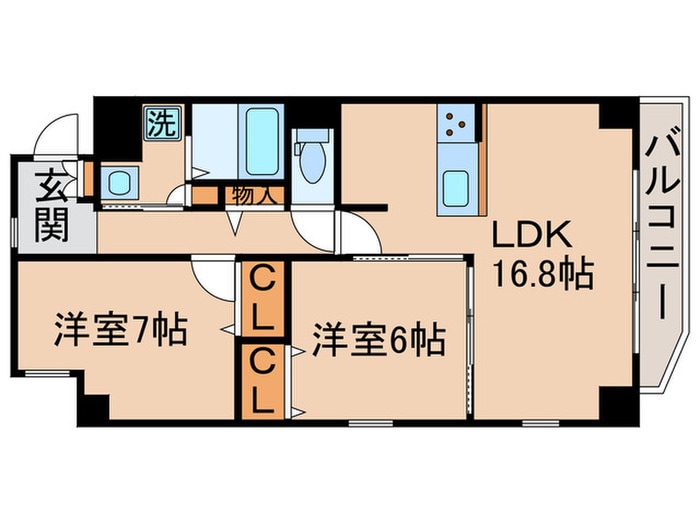 間取り図 ベルクハイム立石