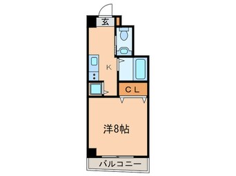 間取図 ルーブル府中壱番館