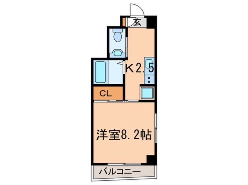 間取図 ルーブル府中壱番館