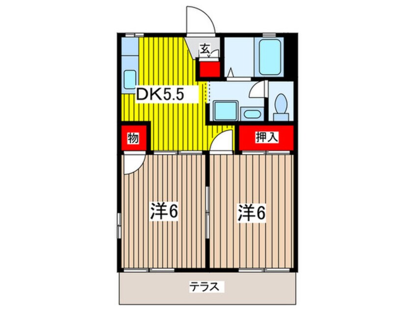 間取図 メゾンフレグランス