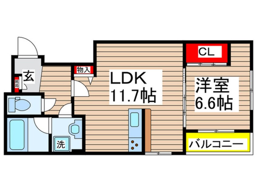 間取図 Ｆｅｅ　ｄｅｓ　ｎｅｉｇｅｓ